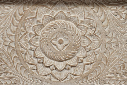 49" Natural Solid Wood Distressed Lift Top Coffee Table HomeRoots