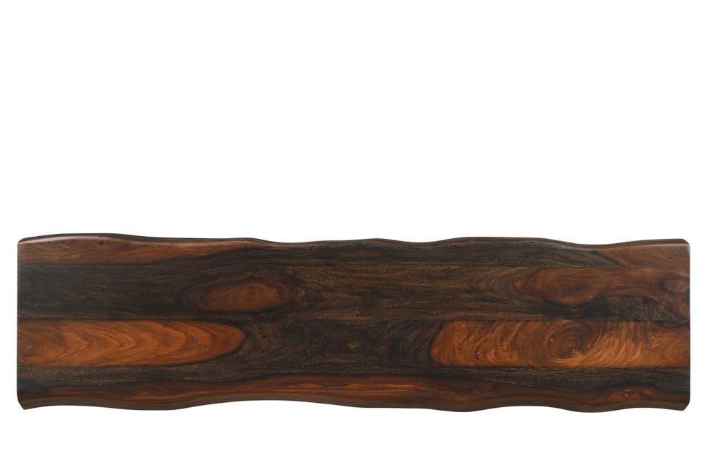 60" Dark Brown Solid Wood Frame Console Table HomeRoots
