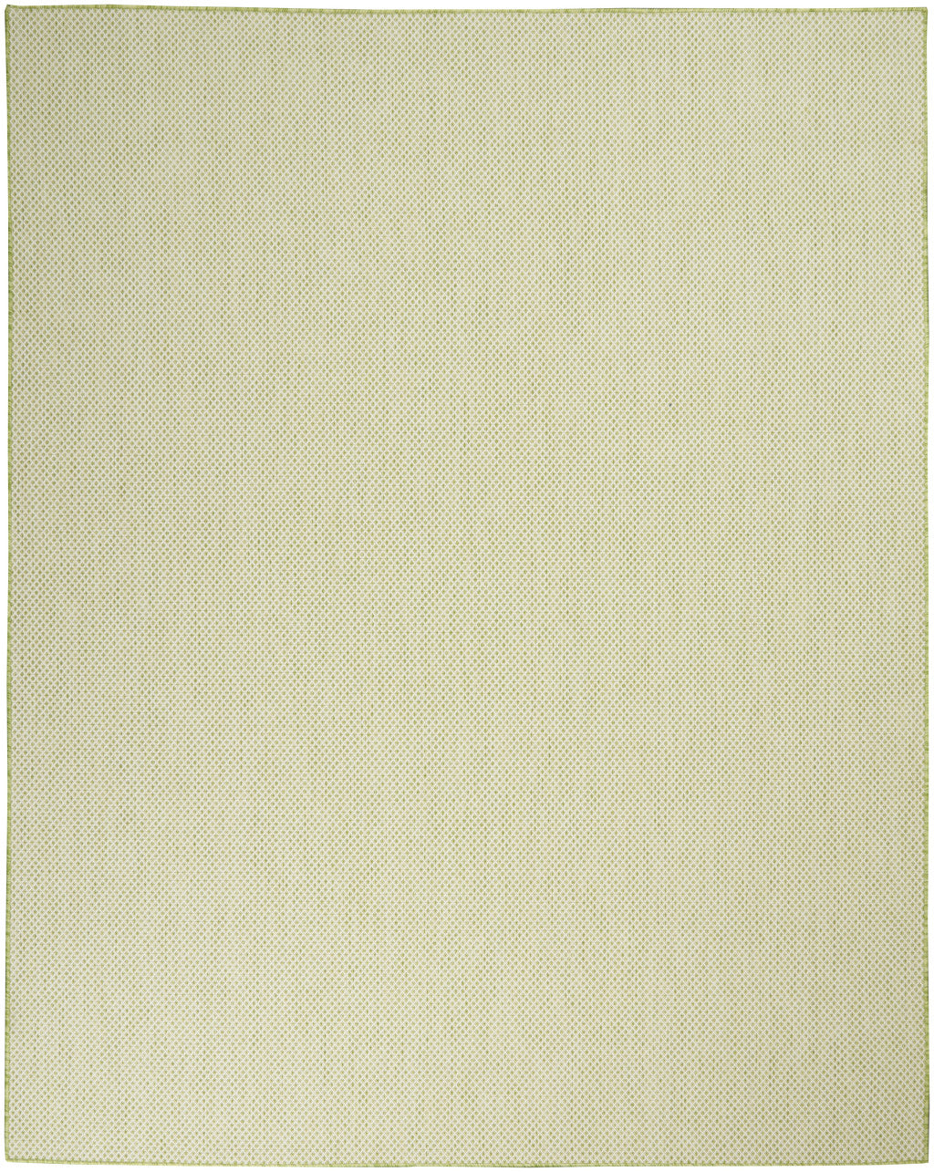 9' X 12' Cream Geometric Power Loom Area Rug - 0" (L) x 144" (W) x 108" (H)