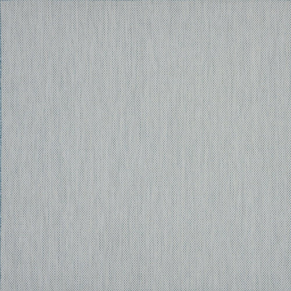 5' Blue Square Geometric Power Loom Area Rug — view 42