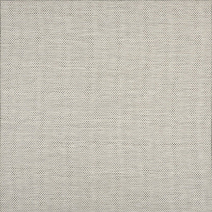 8' Silver Square Geometric Power Loom Area Rug HomeRoots