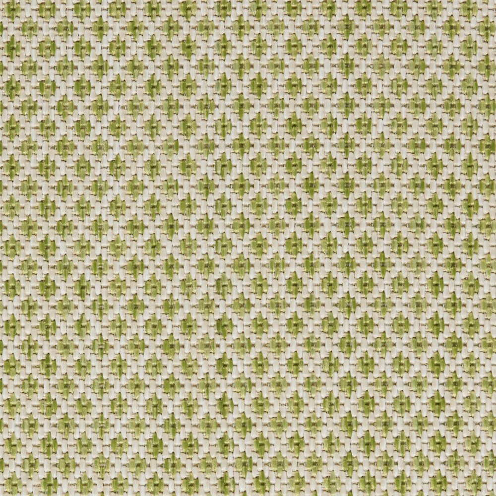 7' X 10' Green And Ivory Indoor Outdoor Area Rug — view 11