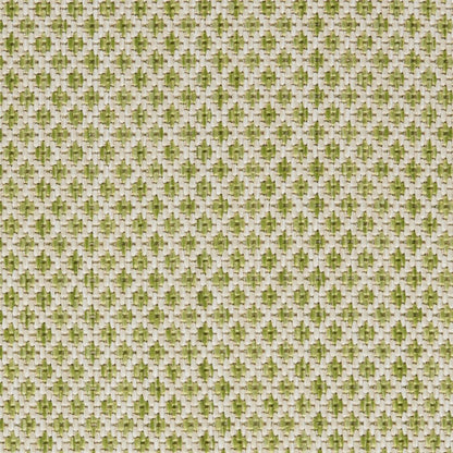 7' X 10' Green And Ivory Indoor Outdoor Area Rug HomeRoots