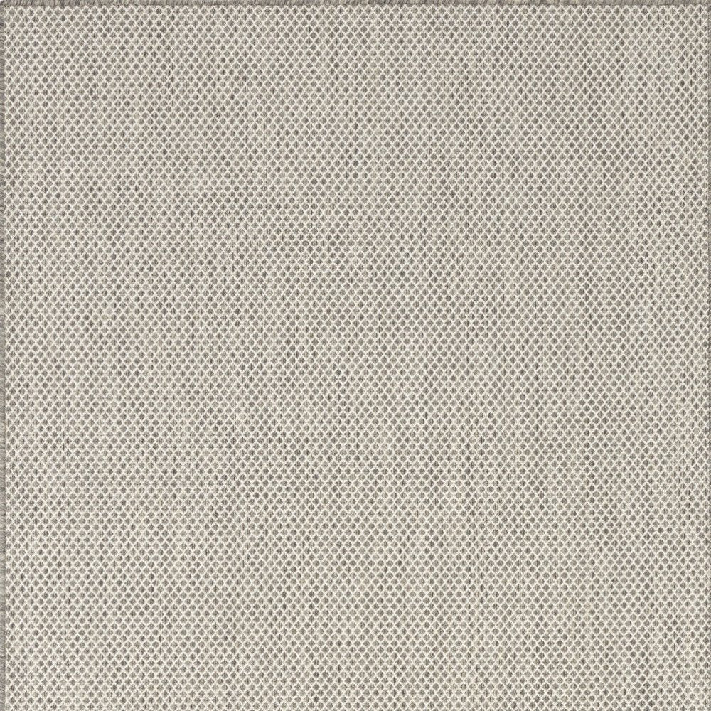 4' X 6' Ivory Geometric Power Loom Area Rug HomeRoots