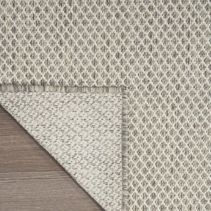 4' X 6' Ivory Geometric Power Loom Area Rug HomeRoots