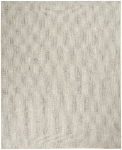 8' X 10' Ivory Geometric Power Loom Area Rug