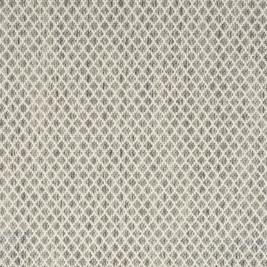 7' X 10' Ivory And Silver Indoor Outdoor Area Rug