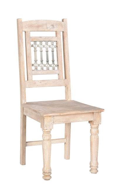 Set of Two White Wood Slat Back Dining Side Chairs HomeRoots