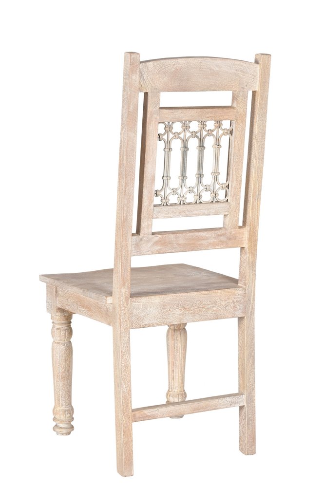 Set of Two White Wood Slat Back Dining Side Chairs HomeRoots