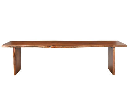 73" Brown Solid Wood Dining Bench HomeRoots
