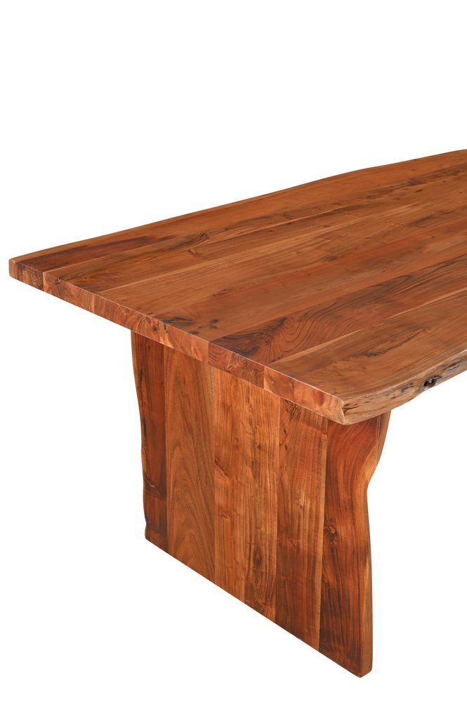 73" Brown Solid Wood Dining Bench HomeRoots