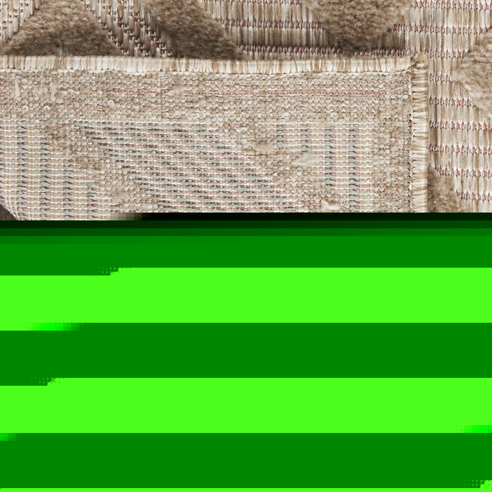 8' X 10' Beige Indoor Outdoor Area Rug — view 10