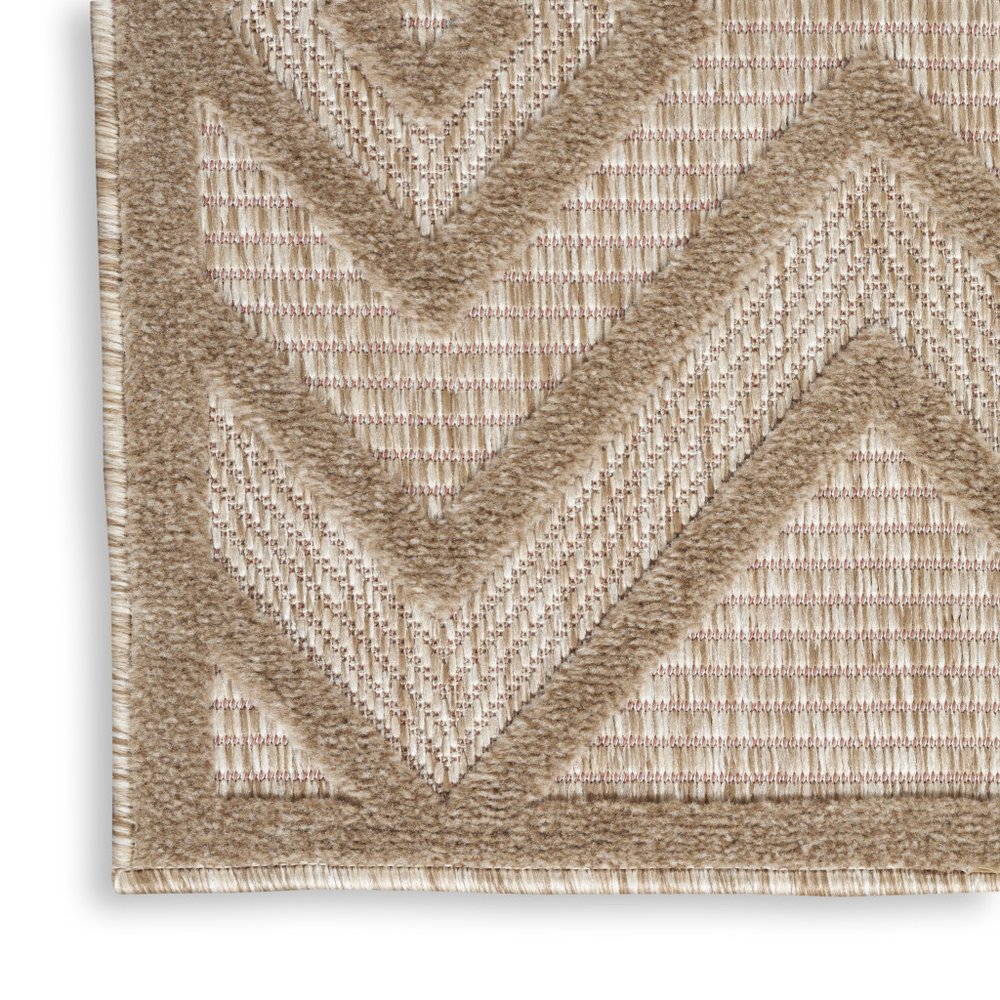 8' X 10' Beige Indoor Outdoor Area Rug HomeRoots