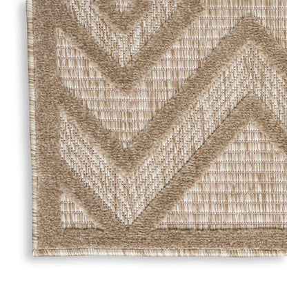 8' X 10' Beige Indoor Outdoor Area Rug HomeRoots