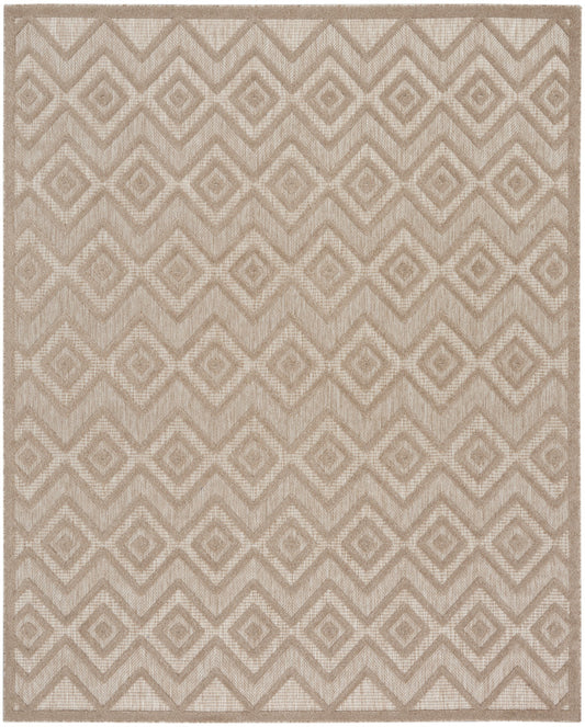 9' X 12' Beige Geometric Flatweave Area Rug - 0" (L) x 144" (W) x 108" (H)