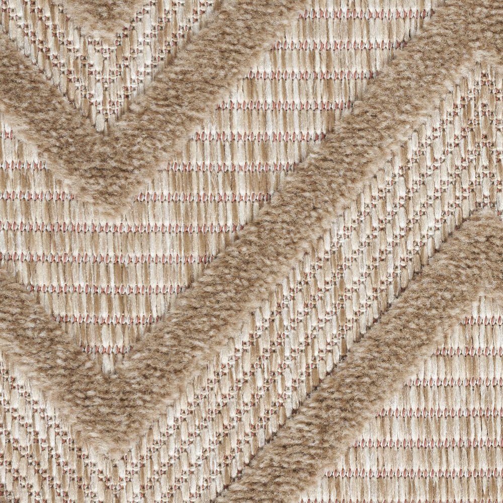 9' X 12' Beige Indoor Outdoor Area Rug HomeRoots