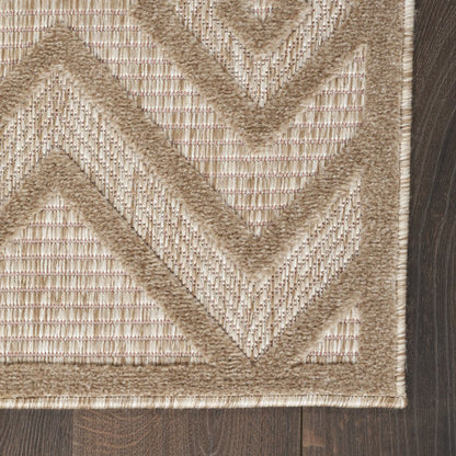 9' X 12' Beige Indoor Outdoor Area Rug HomeRoots
