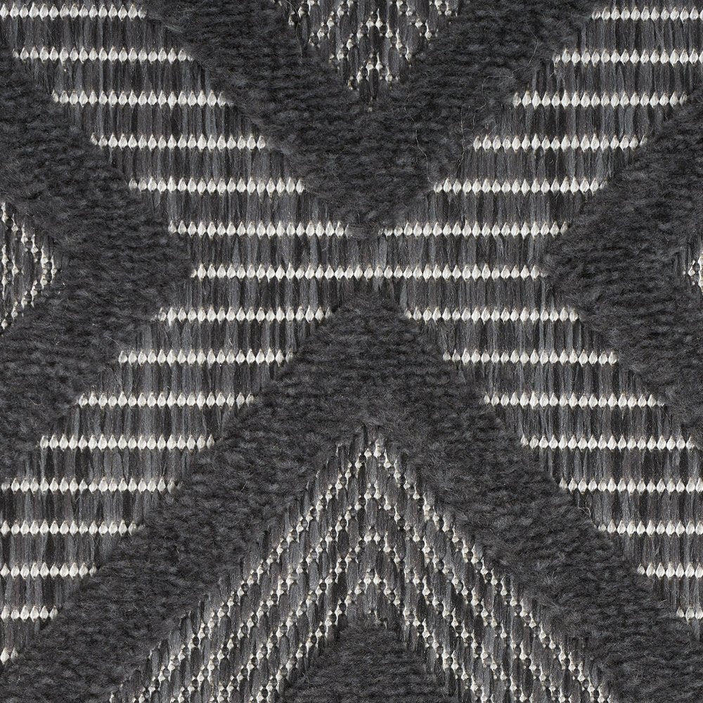 9' X 12' Charcoal And Gray Indoor Outdoor Area Rug HomeRoots