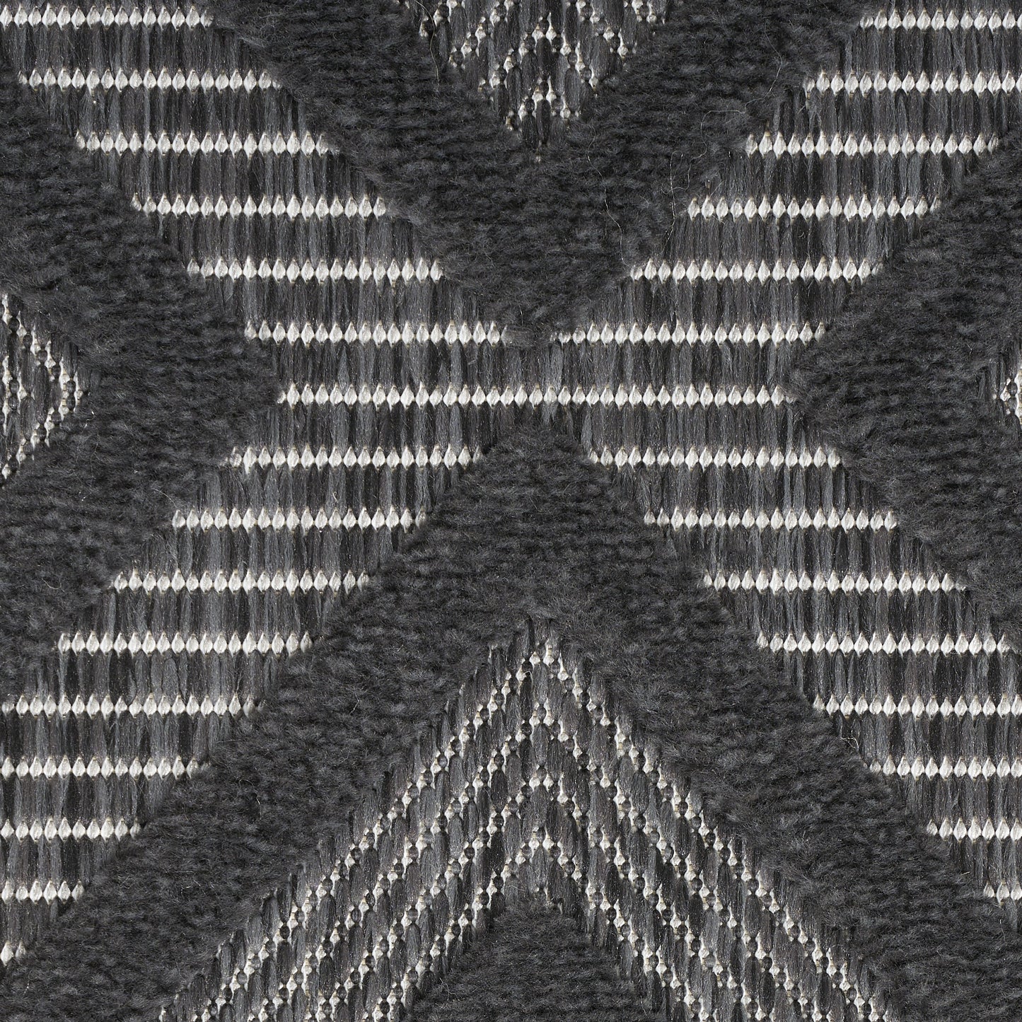 8' X 10' Black Geometric Flatweave Area Rug - 0" (L) x 120" (W) x 96" (H)