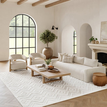 8' X 10' Beige Indoor Outdoor Area Rug HomeRoots