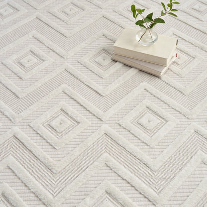 8' X 10' Beige Indoor Outdoor Area Rug HomeRoots