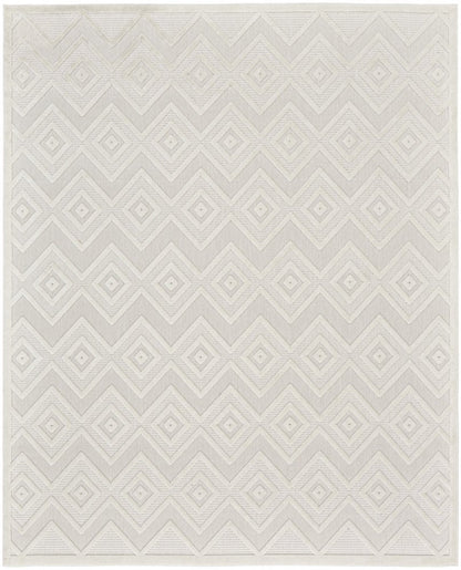 8' X 10' Beige Indoor Outdoor Area Rug HomeRoots