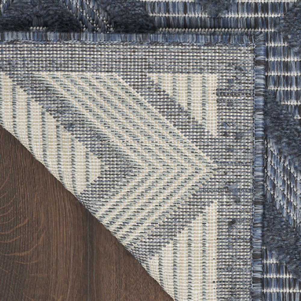 8' X 10' Navy Blue Indoor Outdoor Area Rug — view 12