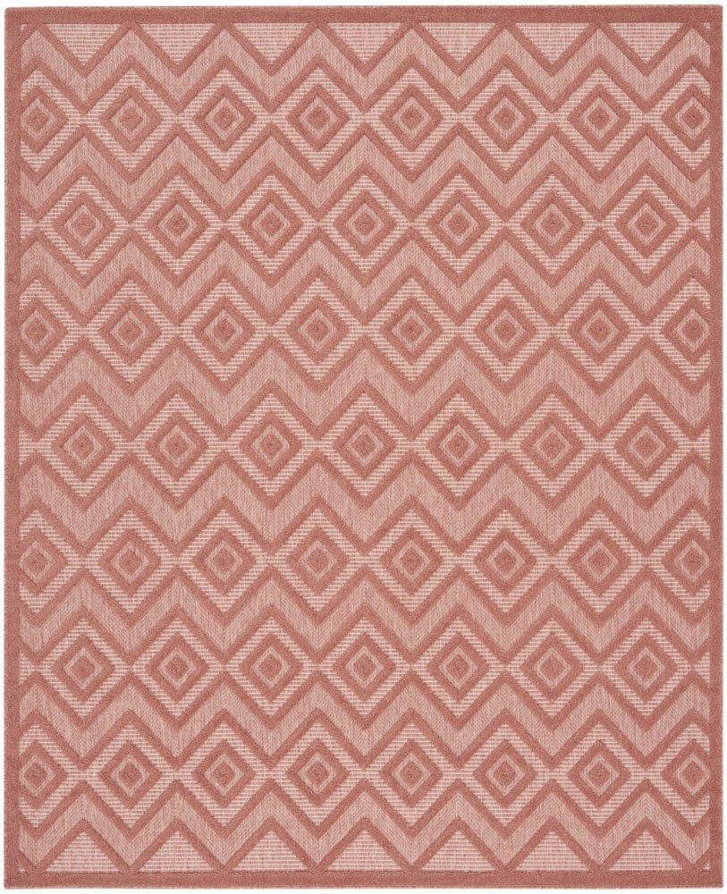 7' X 10' Orange Indoor Outdoor Area Rug HomeRoots