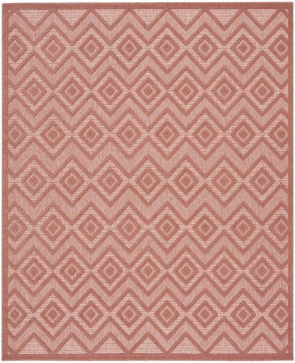7' X 10' Orange Indoor Outdoor Area Rug HomeRoots