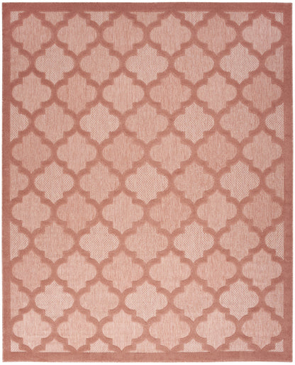 9' X 12' Orange Geometric Flatweave Area Rug