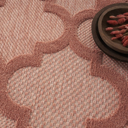 7' X 10' Orange Indoor Outdoor Area Rug HomeRoots