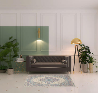 4' X 6' Pink Damask Power Loom Area Rug - 45.0" (H) x 69.0" (W) x 0.5" (D) FurniFindUSA