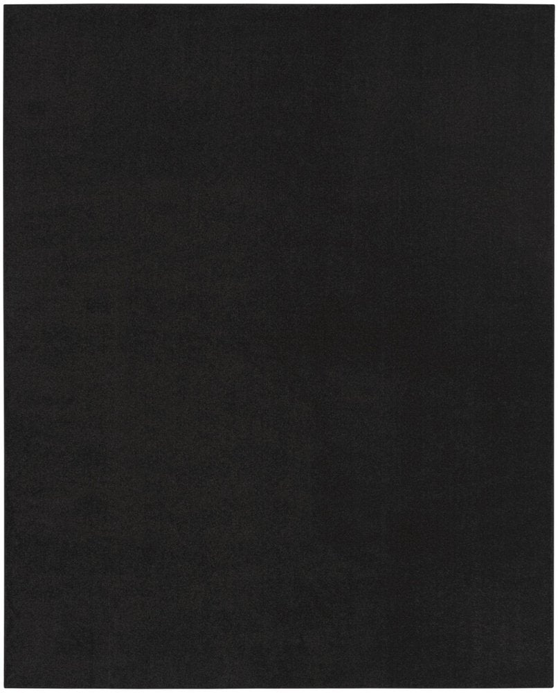 12' X 15' Black Indoor Outdoor Area Rug HomeRoots