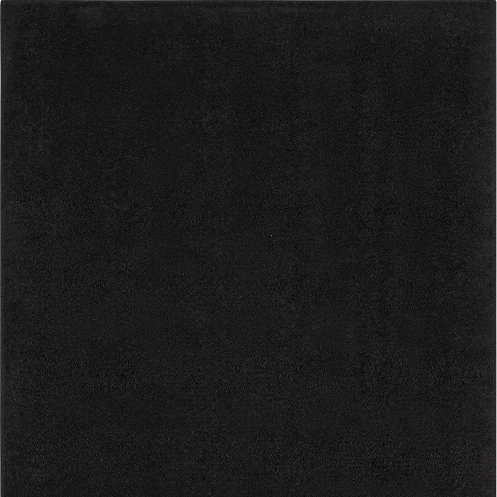 5' X 8' Black Power Loom Area Rug — view 3