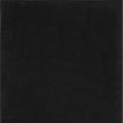 5' X 8' Black Power Loom Area Rug HomeRoots