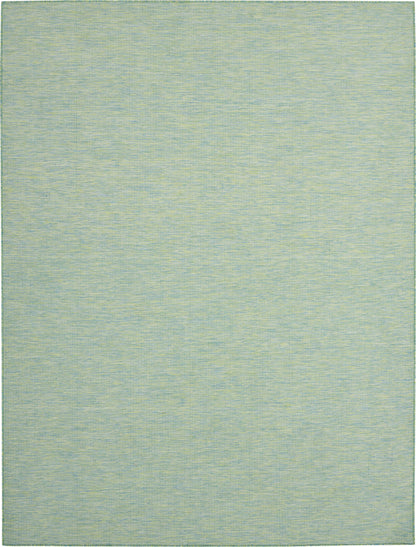 9' X 12' Blue Power Loom Area Rug