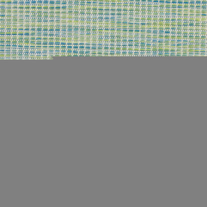 8' Blue Power Loom Runner Rug HomeRoots