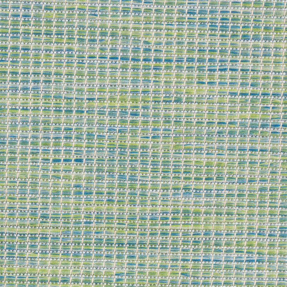 4' X 6' Blue Indoor Outdoor Area Rug HomeRoots