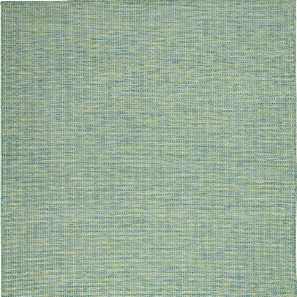4' X 6' Blue Indoor Outdoor Area Rug — view 2