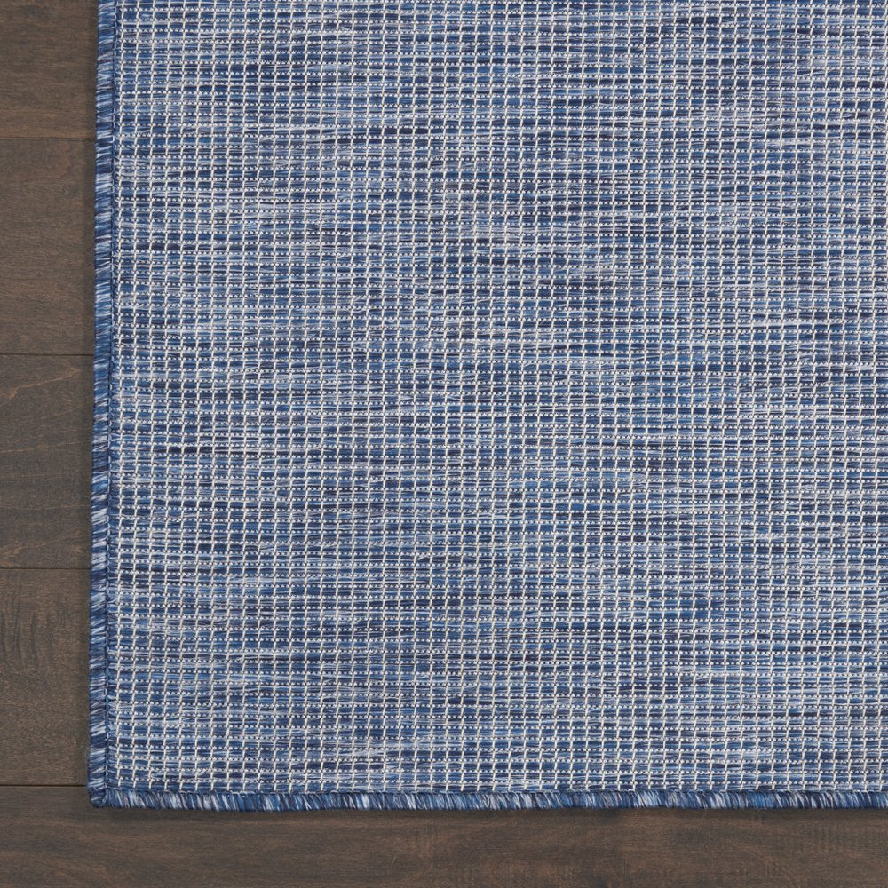 9' X 12' Navy Blue Indoor Outdoor Area Rug HomeRoots