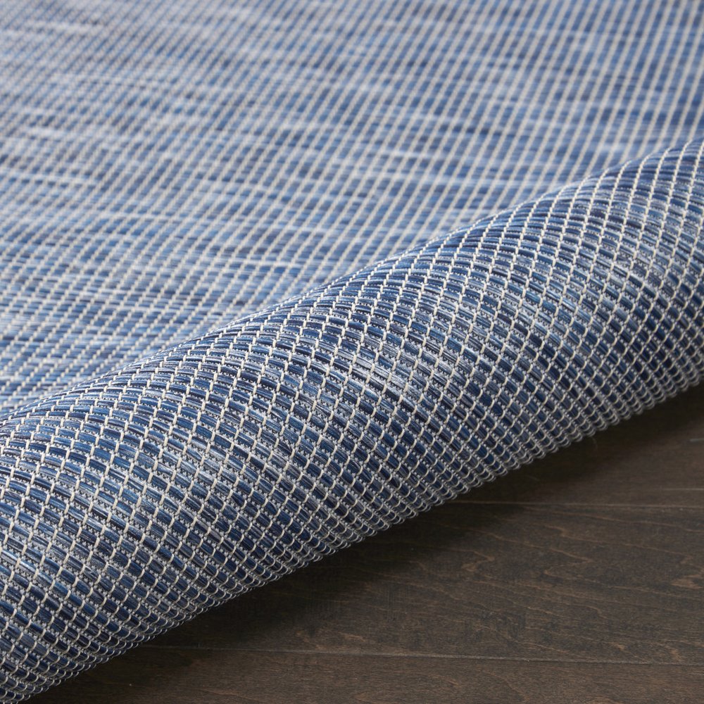 10' X 14' Navy Blue Indoor Outdoor Area Rug HomeRoots