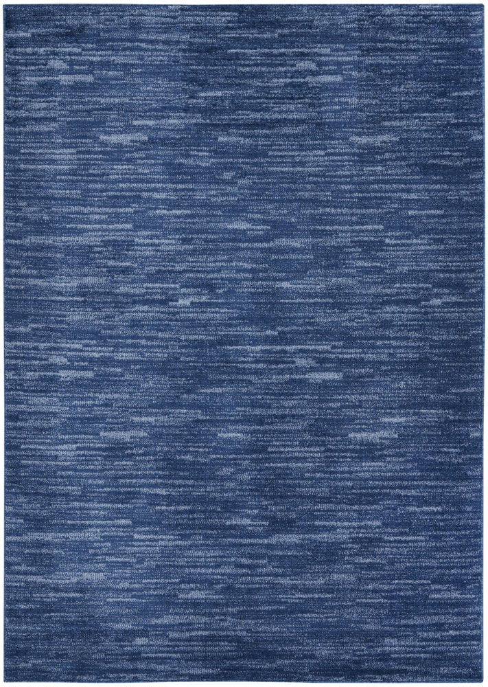 5' X 8' Navy Blue Power Loom Area Rug — view 12