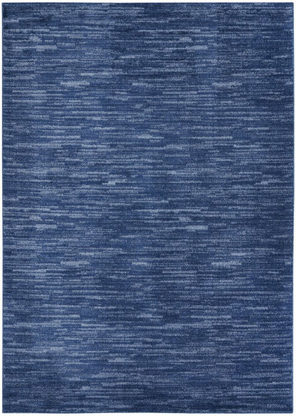 5' X 8' Navy Blue Power Loom Area Rug HomeRoots