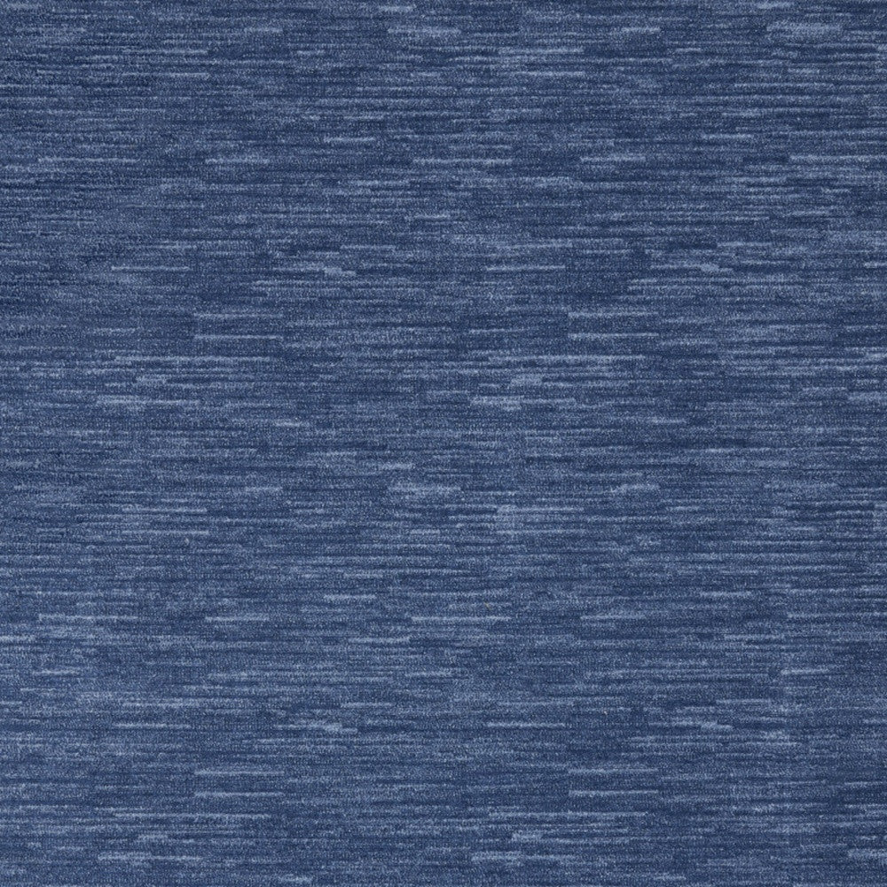 8' X 11' Navy Blue Power Loom Area Rug