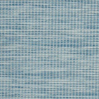 7' X 10' Aqua Indoor Outdoor Area Rug HomeRoots