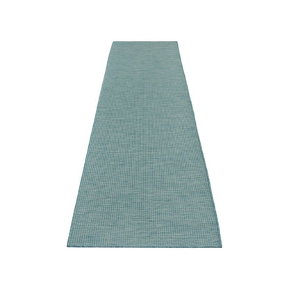 12' Aqua Power Loom Runner Rug