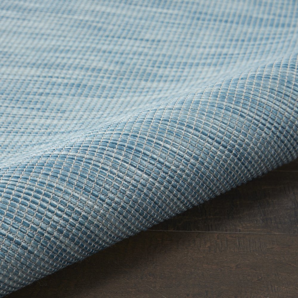 12' Aqua Power Loom Runner Rug HomeRoots