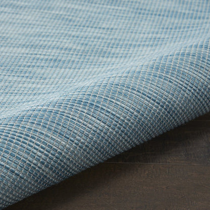 12' Aqua Power Loom Runner Rug HomeRoots