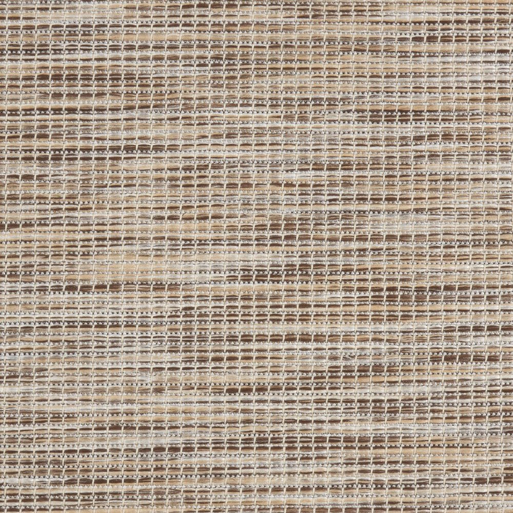8' Beige Round Indoor Outdoor Area Rug — view 10
