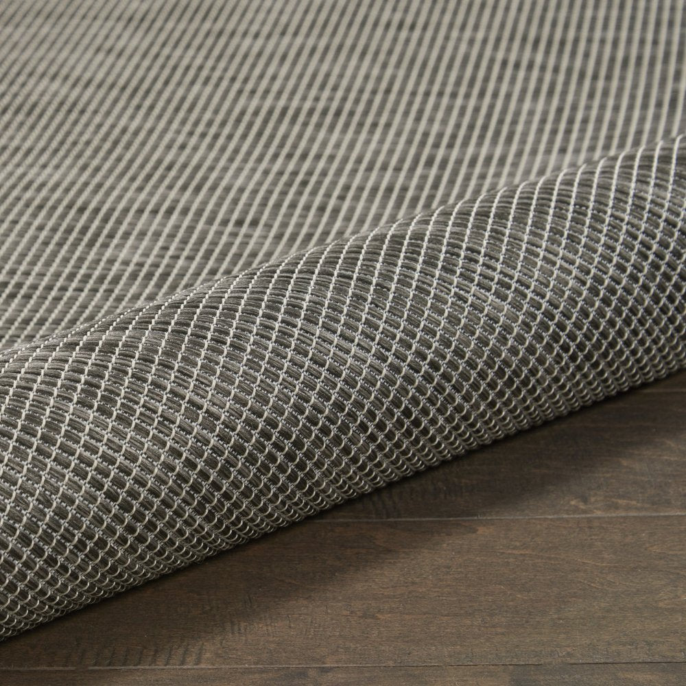 5' X 7' Charcoal Indoor Outdoor Area Rug HomeRoots